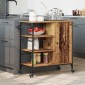 vidaXL Καρότσι Κουζίνας Παλιό ξύλο 87.5 x 39 x 84.5 εκ