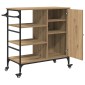 vidaXL Καρότσι Κουζίνας Artisan Oak 87.5 x 39 x 84.5 εκ
