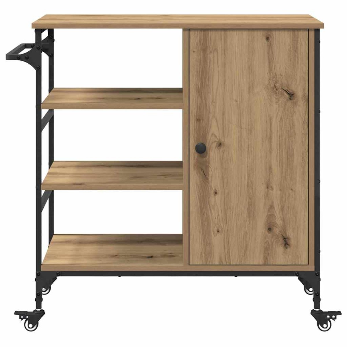 vidaXL Καρότσι Κουζίνας Artisan Oak 87.5 x 39 x 84.5 εκ