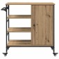 vidaXL Καρότσι Κουζίνας Artisan Oak 87.5 x 39 x 84.5 εκ