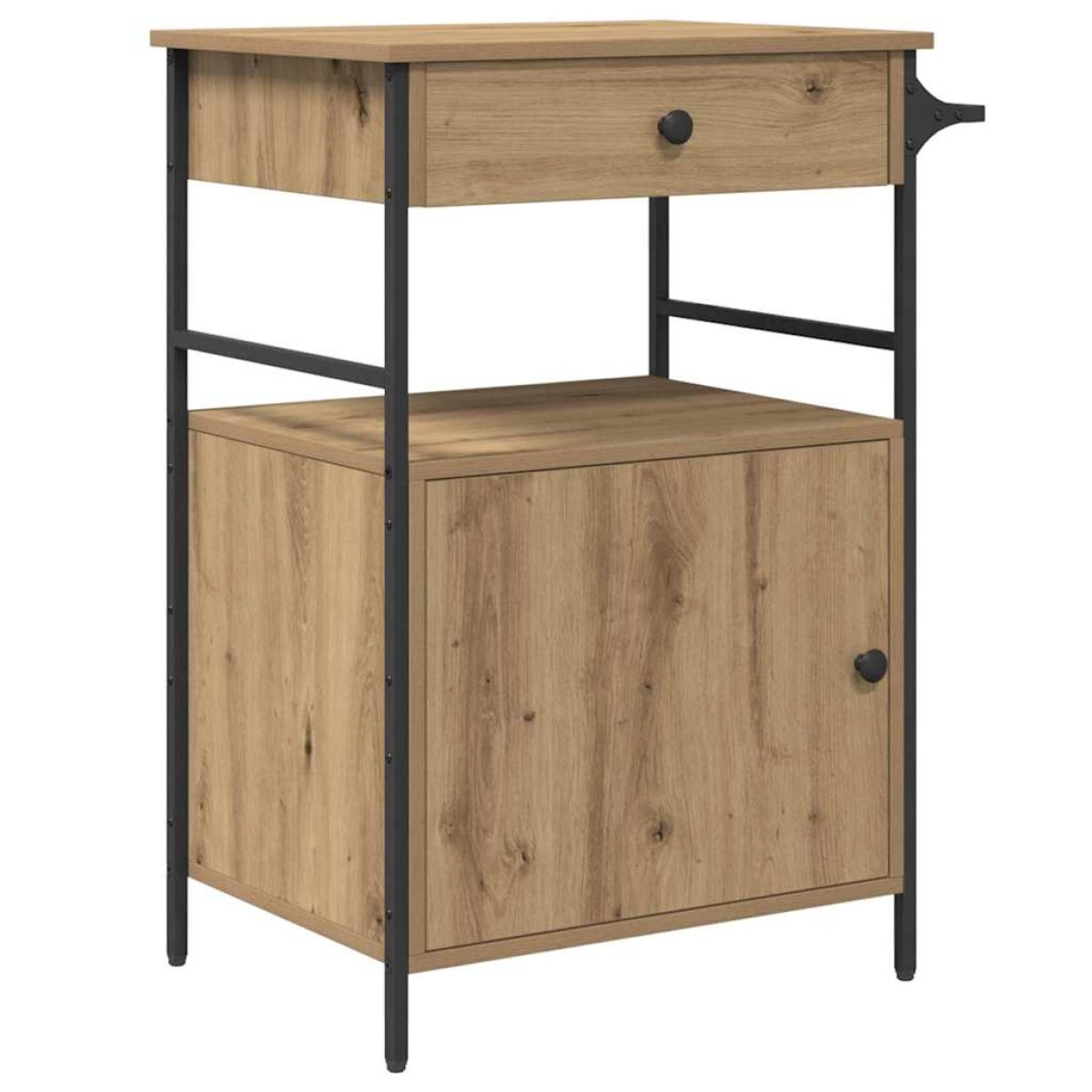 vidaXL Καρότσι Κουζίνας Artisan Oak 56 x 43 x 89,5 εκ