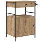 vidaXL Καρότσι Κουζίνας Artisan Oak 56 x 43 x 89,5 εκ
