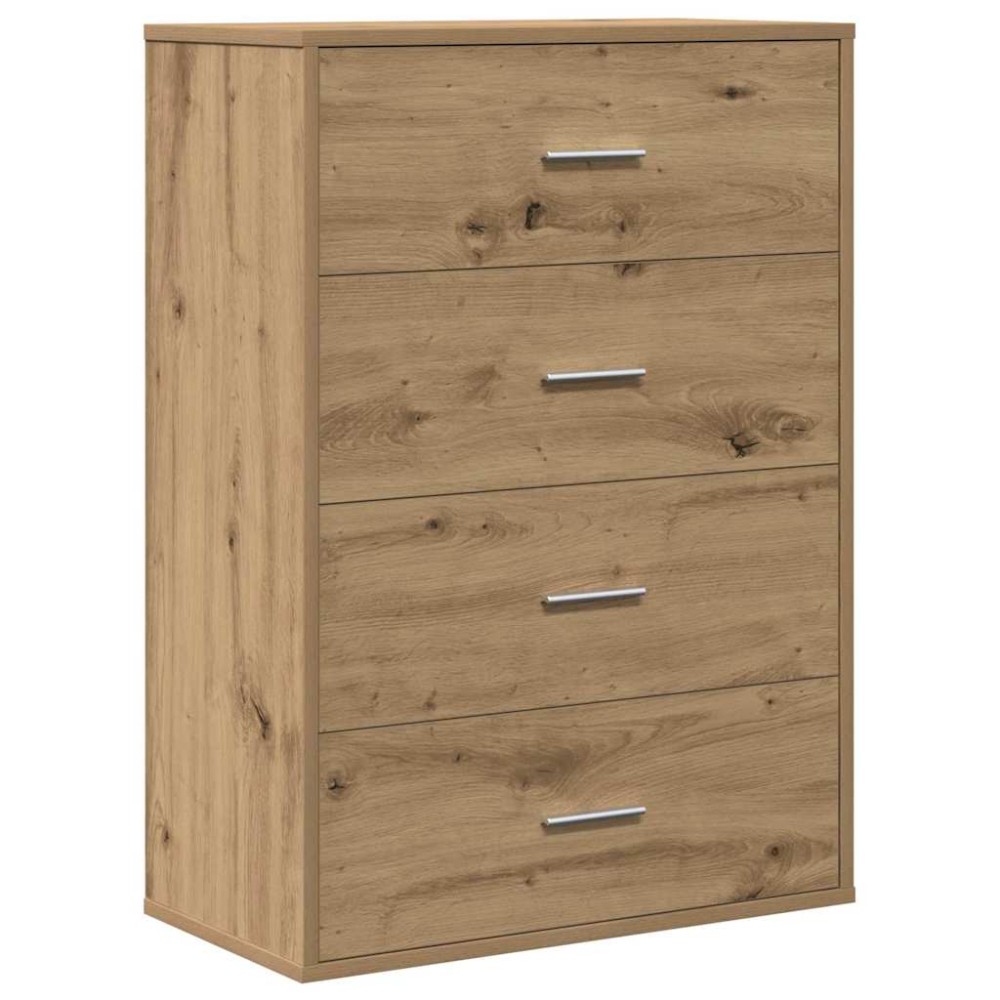 vidaXL Πλαϊνό γραφείο Artisan Oak 60 x 31 x 84 εκ. Επεξεργασμένο Ξύλο