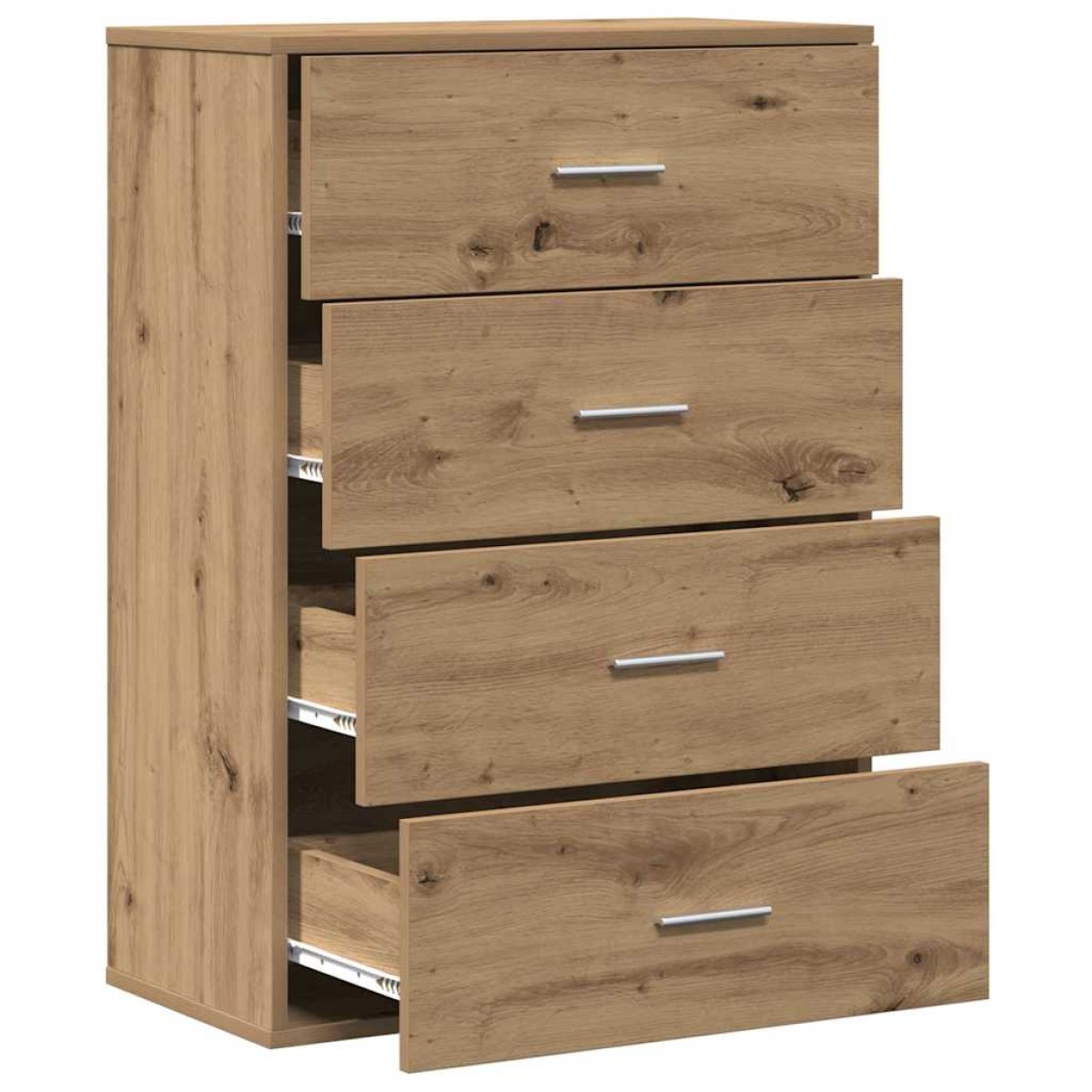 vidaXL Πλαϊνό γραφείο Artisan Oak 60 x 31 x 84 εκ. Επεξεργασμένο Ξύλο