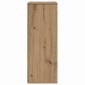 vidaXL Πλαϊνό γραφείο Artisan Oak 60 x 31 x 84 εκ. Επεξεργασμένο Ξύλο
