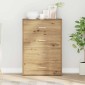 vidaXL Πλαϊνό γραφείο Artisan Oak 60 x 31 x 84 εκ. Επεξεργασμένο Ξύλο