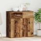 vidaXL Πλαϊνό γραφείο Παλιό ξύλο 78 x 38 x 80 εκ Επεξεργασμένο Ξύλο