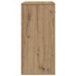 vidaXL Πλαϊνό γραφείο Artisan Oak 78 x 38 x 80 εκ Επεξεργασμένο Ξύλο