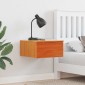 vidaXL Κομοδίνο 2 τμχ. Κερωτό καφέ 37 x 35 x 18,5 εκ Μασίφ ξύλο πεύκου