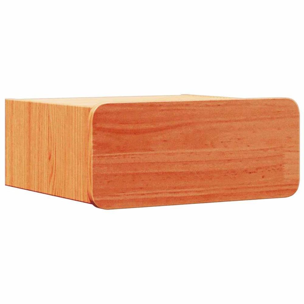 vidaXL Κομοδίνο Κερωτό καφέ 39 x 34 x 16,5 εκ. Μασίφ ξύλο πεύκου
