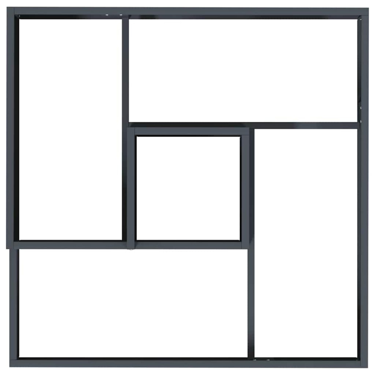 vidaXL Γλάστρα Κήπου Ανθρακί 60 x 60 x 50 εκ Ψυχρής έλασης χάλυβας