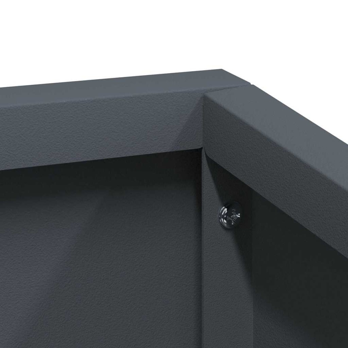 vidaXL Γλάστρα Κήπου Ανθρακί 60 x 60 x 50 εκ Ψυχρής έλασης χάλυβας