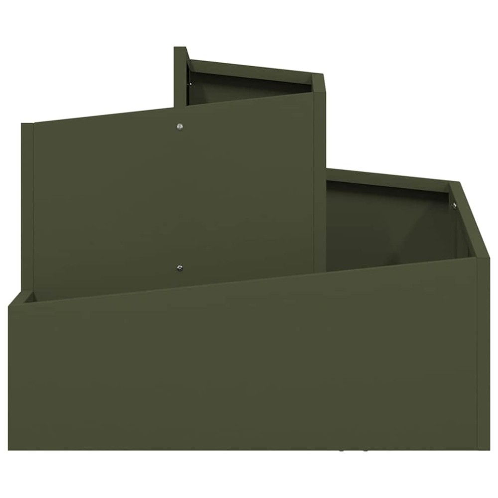 vidaXL Γλάστρα Κήπου Ελιά Πράσινη 60 x 60 x 50 εκ