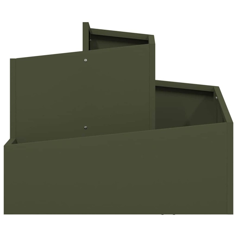 vidaXL Γλάστρα Κήπου Ελιά Πράσινη 60 x 60 x 50 εκ