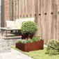 vidaXL Γλάστρα Κήπου Σκ rusty 60 x 60 x 50 εκ