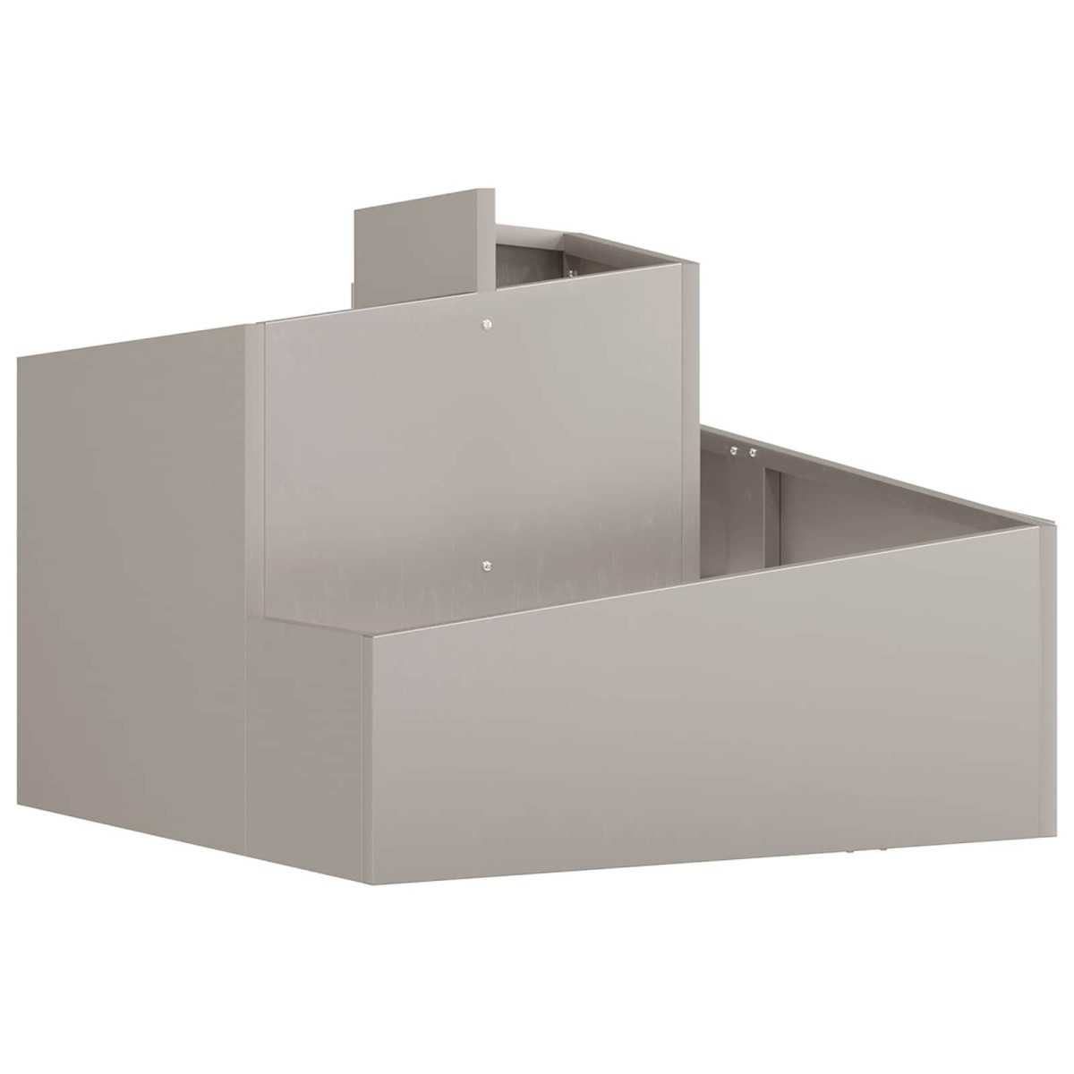 vidaXL Γλάστρα Κήπου Σκ rusty 60 x 60 x 50 εκ