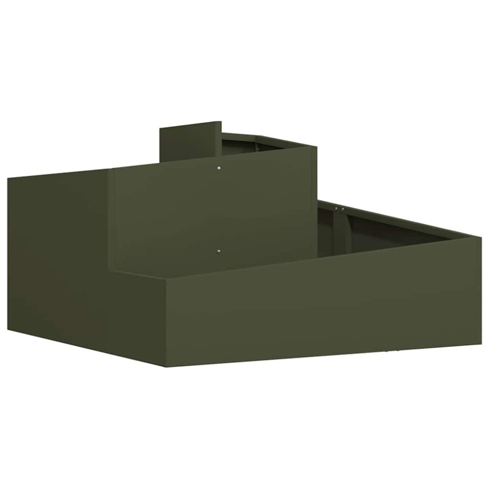 vidaXL Γλάστρα Κήπου Ελιά Πράσινη 80 x 80 x 50 εκ.