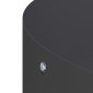 vidaXL Δακτύλιος γλάστρας Μαύρο 30 x 30 x 20 cm Ψυχρής έλασης χάλυβας