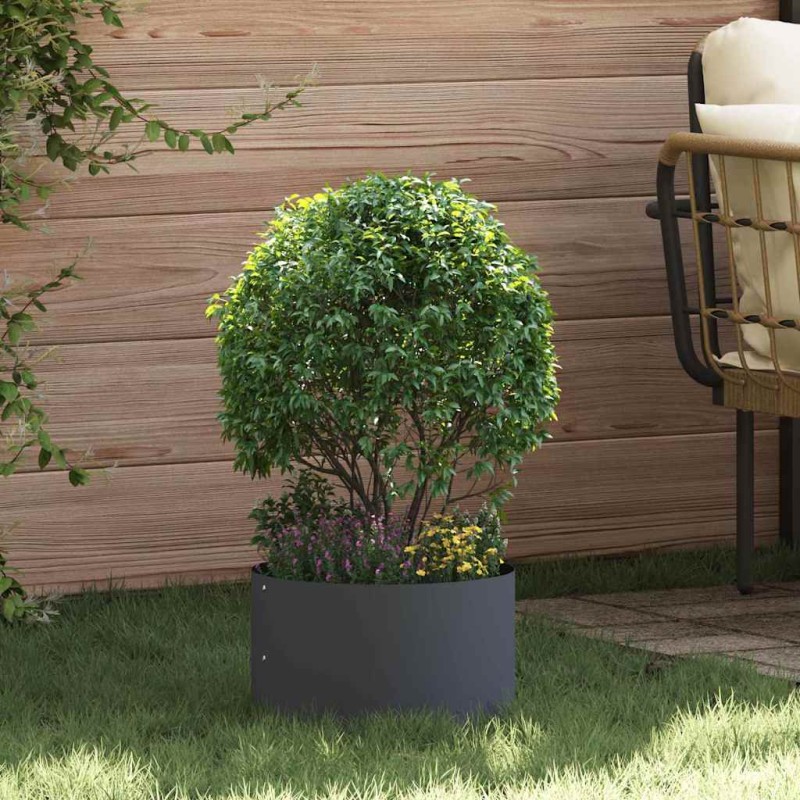 vidaXL Δακτύλιος γλάστρας Ανθρακί 30 x 30 x 20 cm