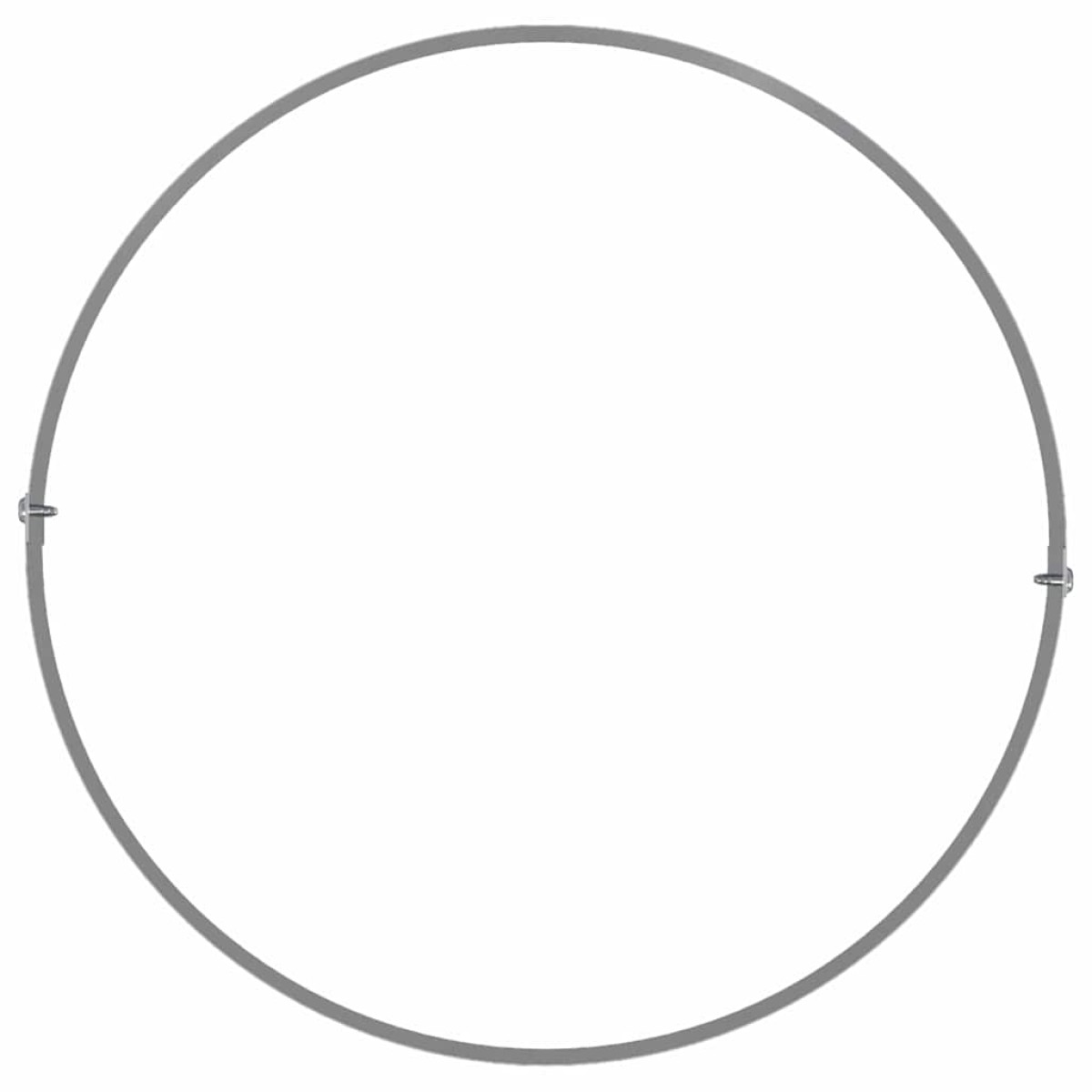 vidaXL Δακτύλιος γλάστρας Ασημί 30 x 30 x 20 cm Επικαλυμμένος Χάλυβας