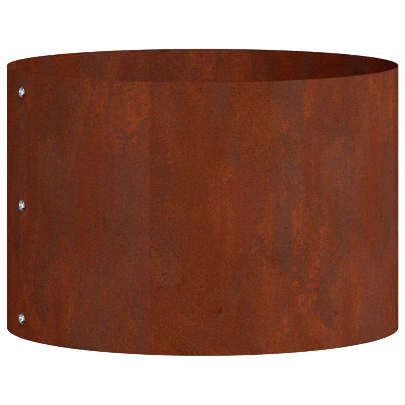 vidaXL Δακτύλιος γλάστρας Σκ rusty 30 x 30 x 20 cm
