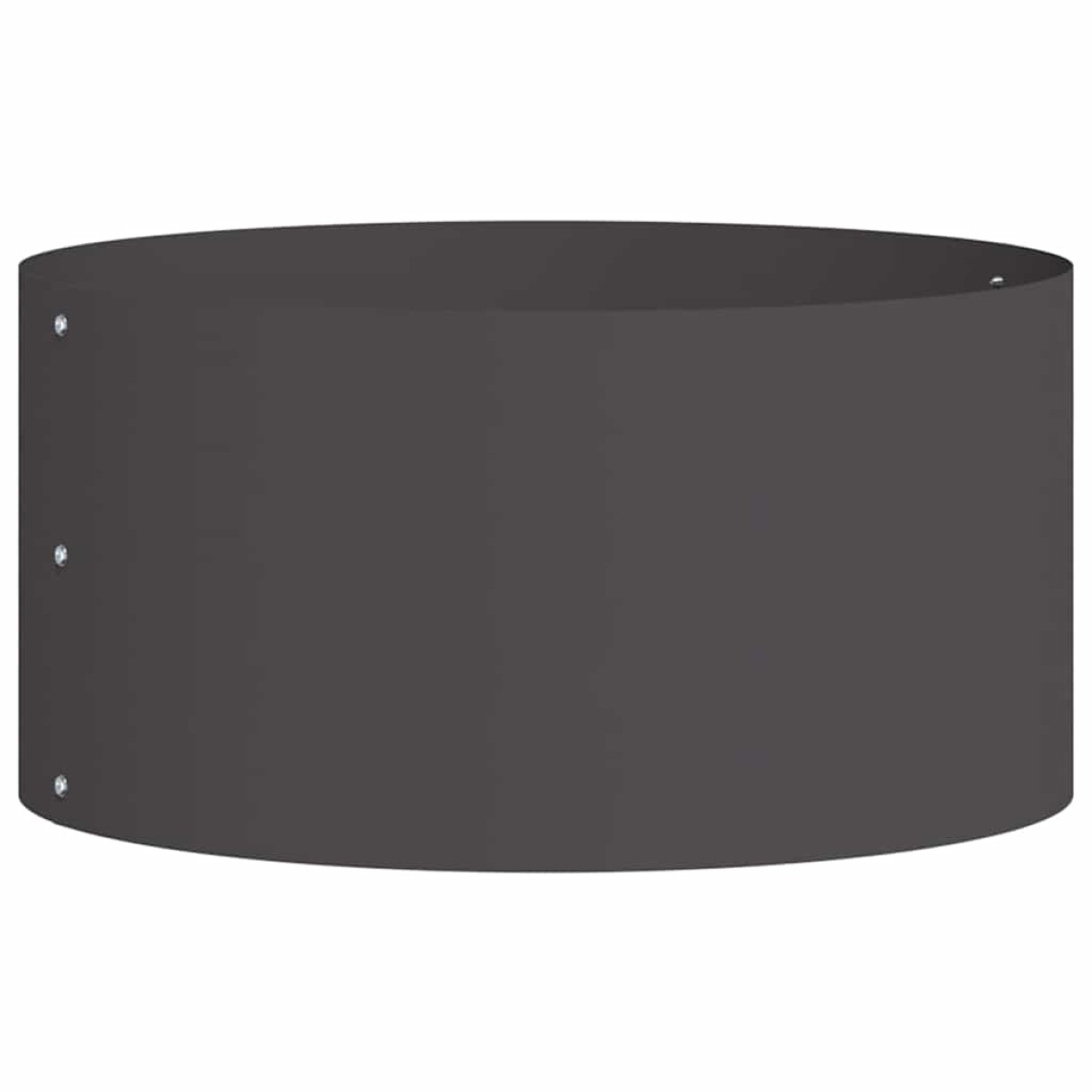 vidaXL Δακτύλιος γλάστρας Μαύρο 40 x 40 x 20 cm Ψυχρής έλασης χάλυβας