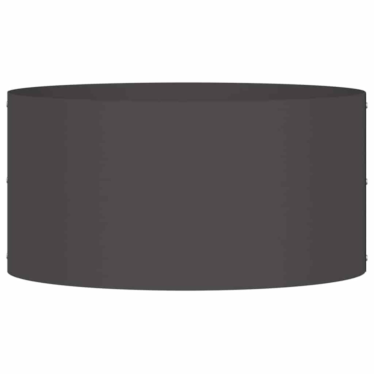 vidaXL Δακτύλιος γλάστρας Μαύρο 40 x 40 x 20 cm Ψυχρής έλασης χάλυβας