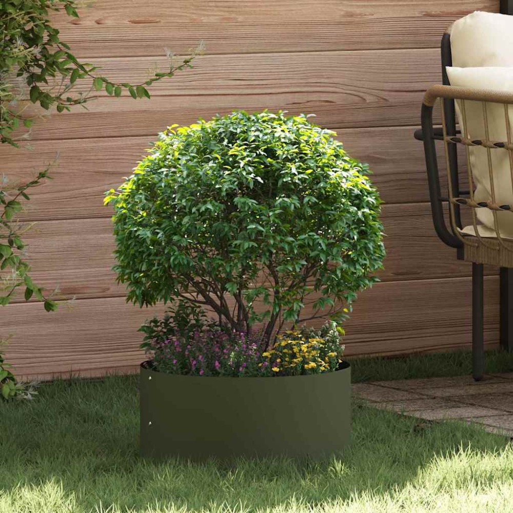 vidaXL Δακτύλιος γλάστρας Ελιά Πράσινη 40 x 40 x 20 cm