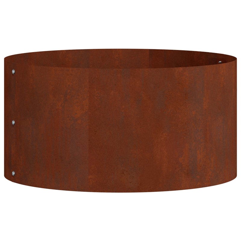 vidaXL Δακτύλιος γλάστρας Σκ rusty 40 x 40 x 20 cm