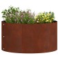 vidaXL Δακτύλιος γλάστρας 5 τμχ. Σκ rusty 40 x 40 x 20 cm