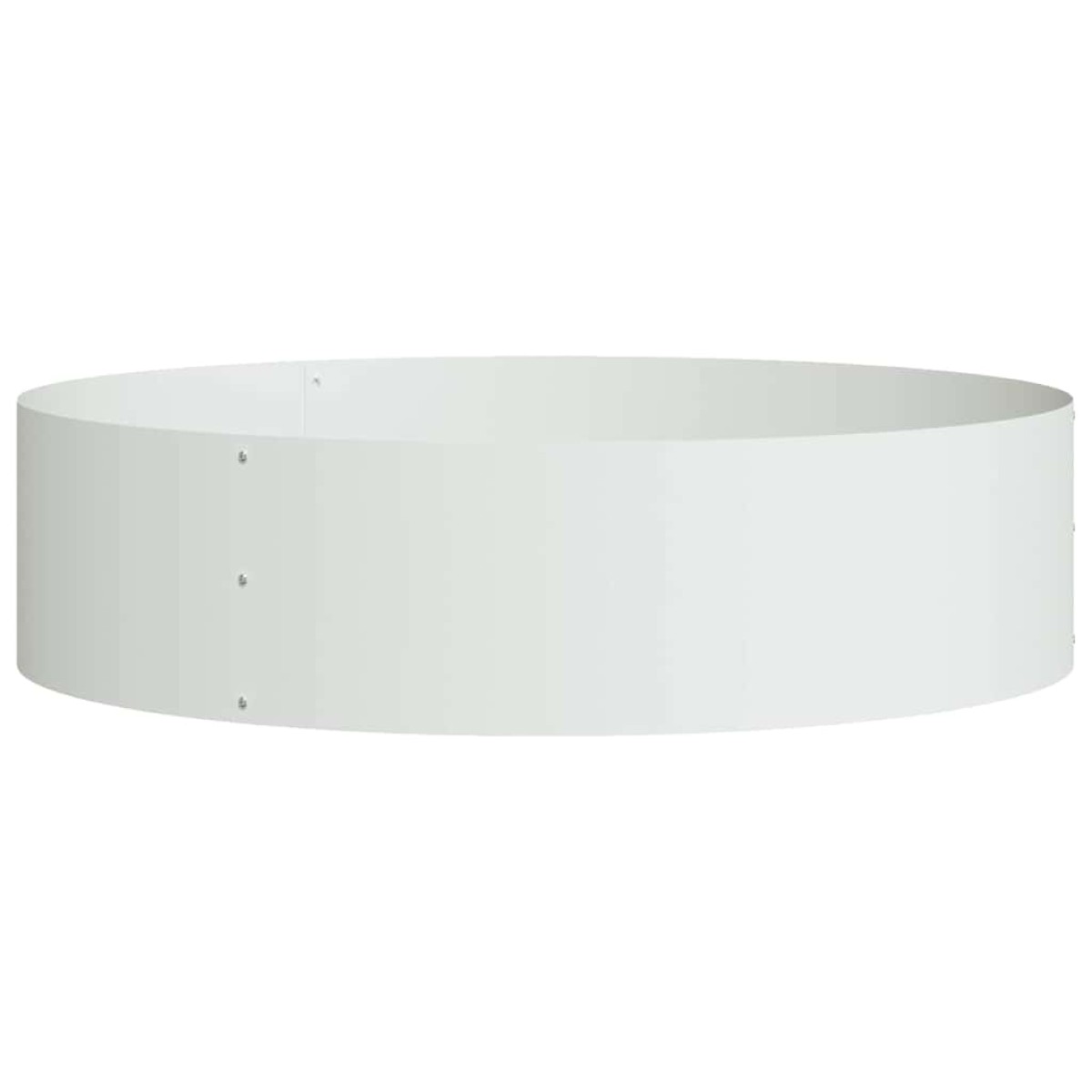 vidaXL Δακτύλιος γλάστρας 5 τμχ. Λευκό 80 x 80 x 20 cm