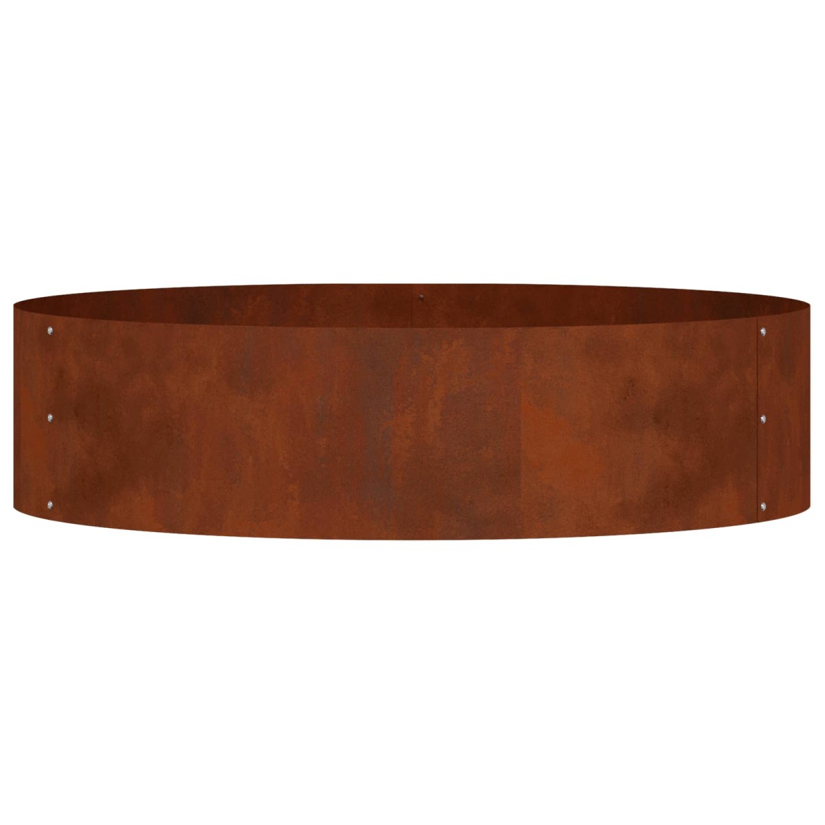 vidaXL Δακτύλιος γλάστρας Σκ rusty 80 x 80 x 20 cm