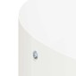 vidaXL Δακτύλιος γλάστρας Λευκό 120 x 120 x 20 εκ.