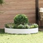 vidaXL Δακτύλιος γλάστρας 5 τμχ. Λευκό 120 x 120 x 20 εκ.