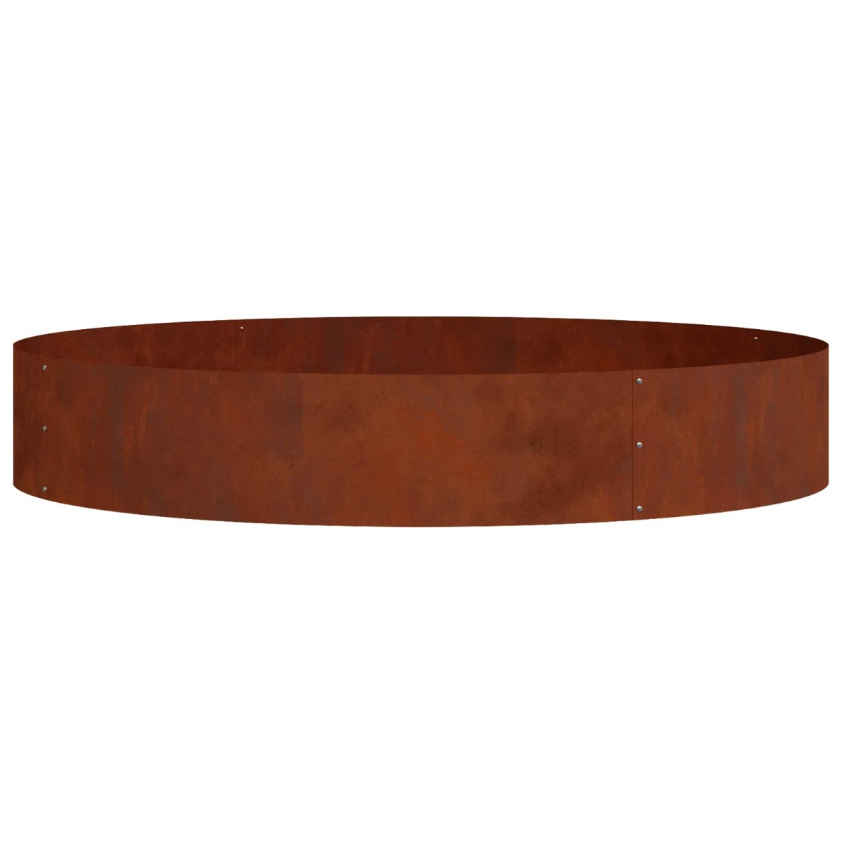 vidaXL Δακτύλιος γλάστρας Σκ rusty 120 x 120 x 20 εκ.