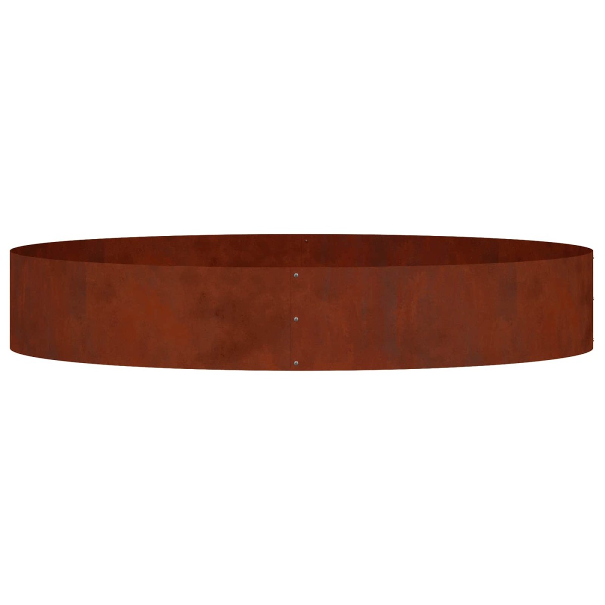 vidaXL Δακτύλιος γλάστρας Σκ rusty 120 x 120 x 20 εκ.