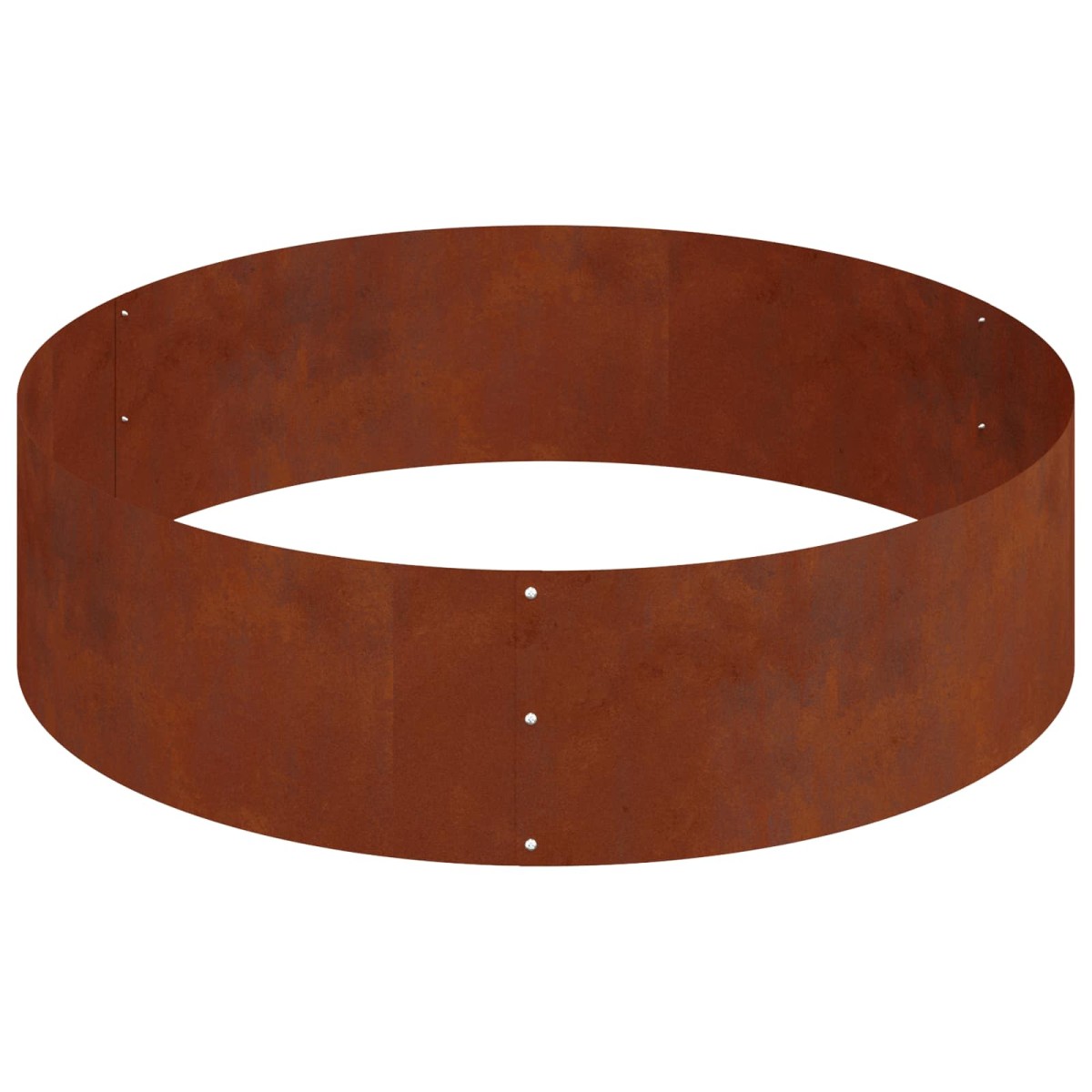 vidaXL Γλάστρα Κήπου Σκ rusty 120 x 120 x 20 εκ.
