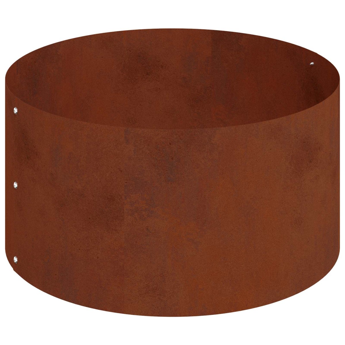 vidaXL Γλάστρα Κήπου Σκ rusty 120 x 120 x 20 εκ.