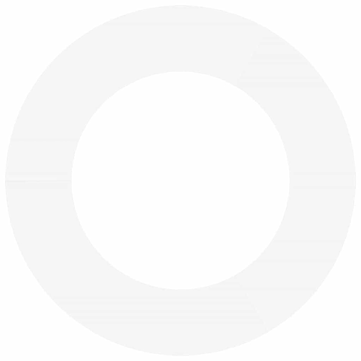 vidaXL κατάλληλο για επίπεδα δαχτυλίδια δέντρου 5 τμχ. Λευκό Ατσάλι