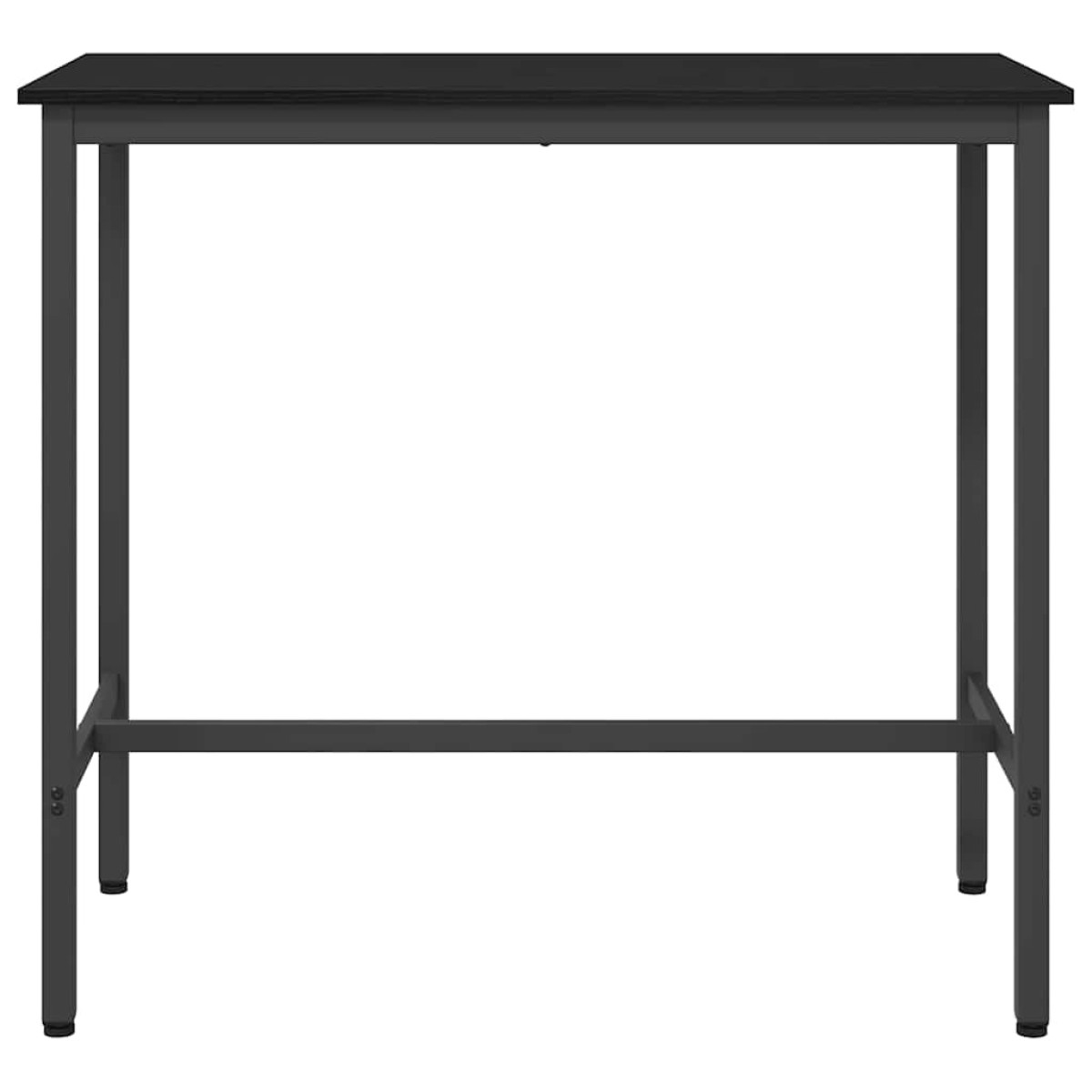 vidaXL τραπέζι Μαύρη Οξυά 100 x 50 x 90,5 εκ