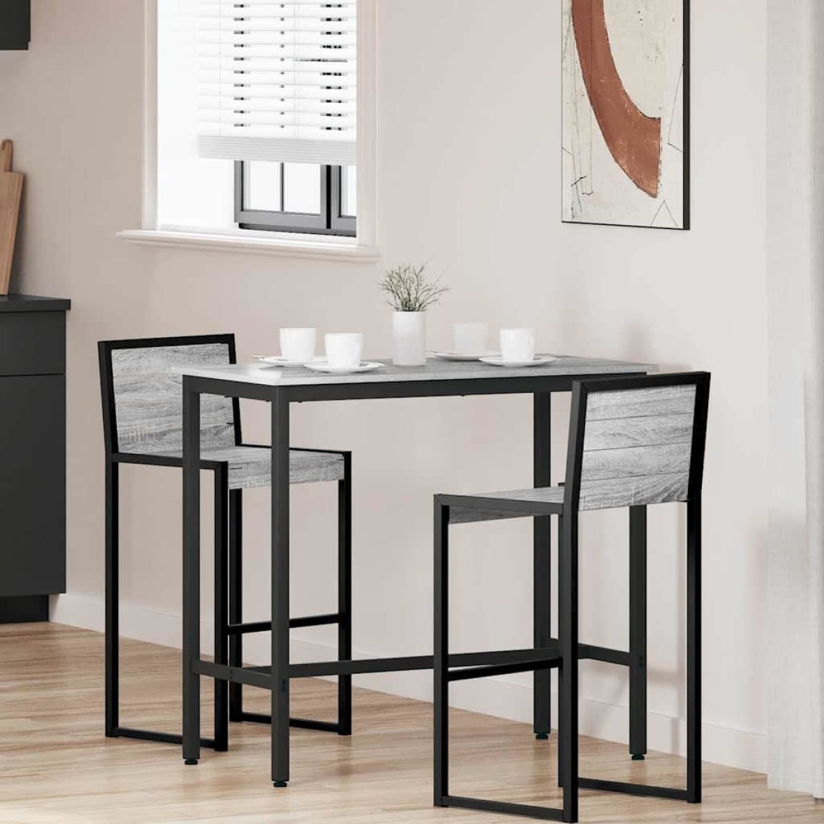 vidaXL τραπέζι Γκρίζο Σονομα 100 x 50 x 90,5 εκ