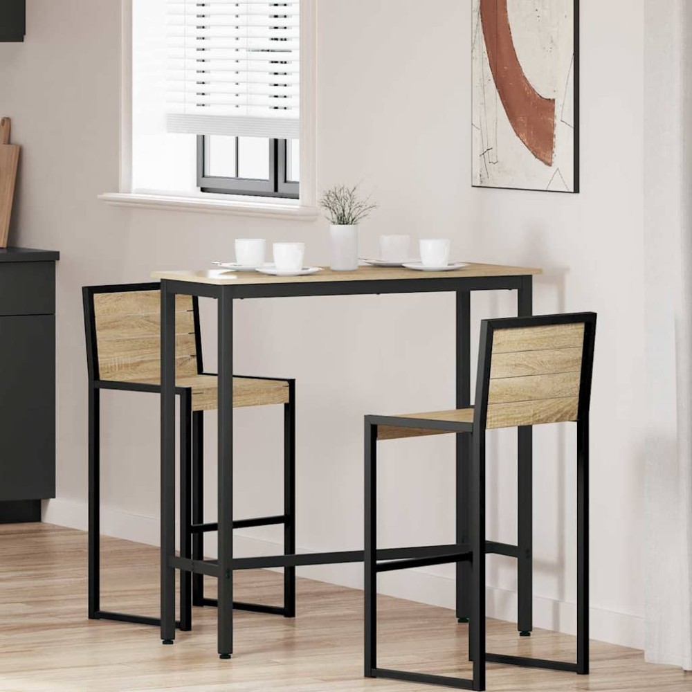 vidaXL τραπέζι Δρύς Sonoma 100 x 40 x 100,5 εκ
