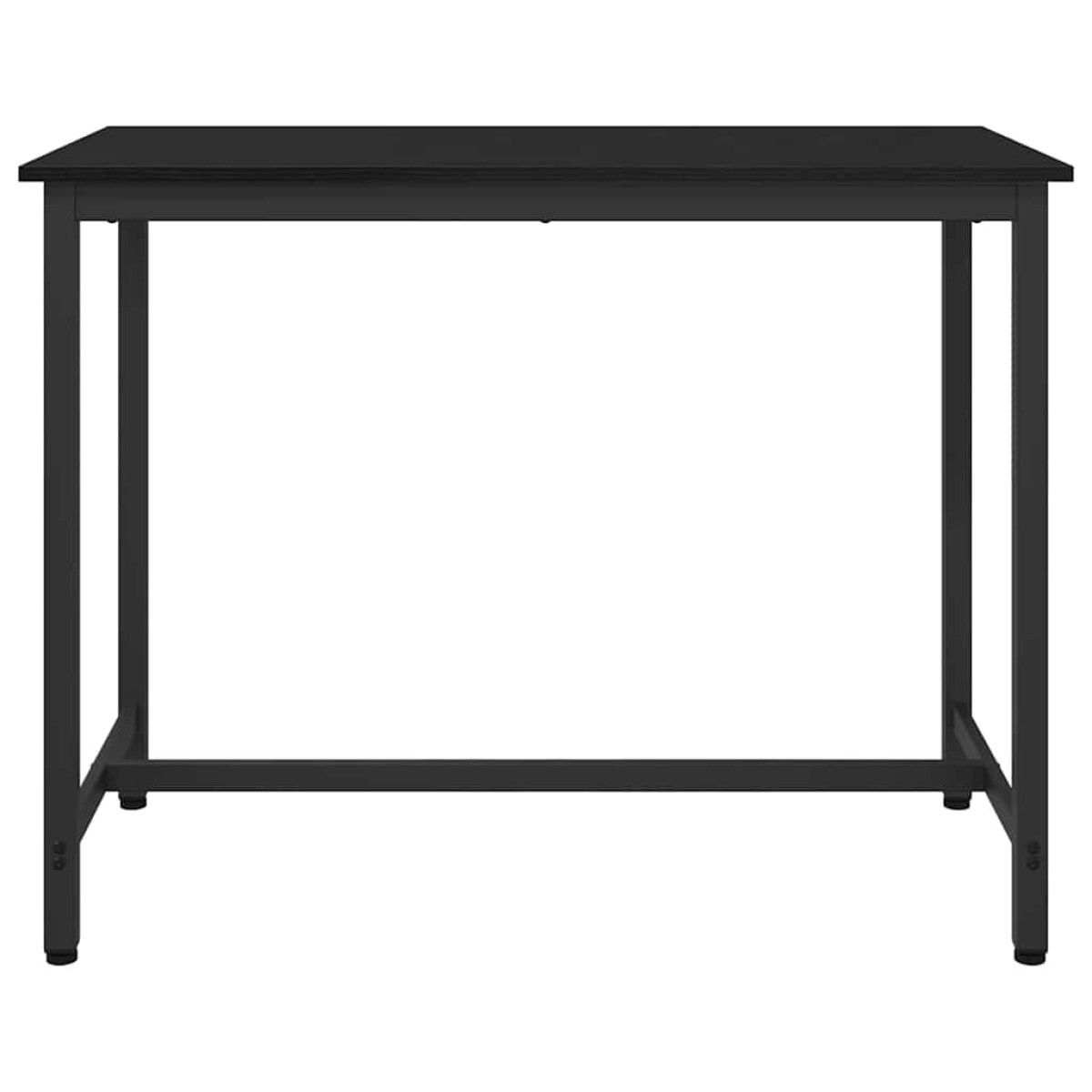 vidaXL τραπέζι Μαύρη Οξυά 100 x 50 x 76,5 εκ.