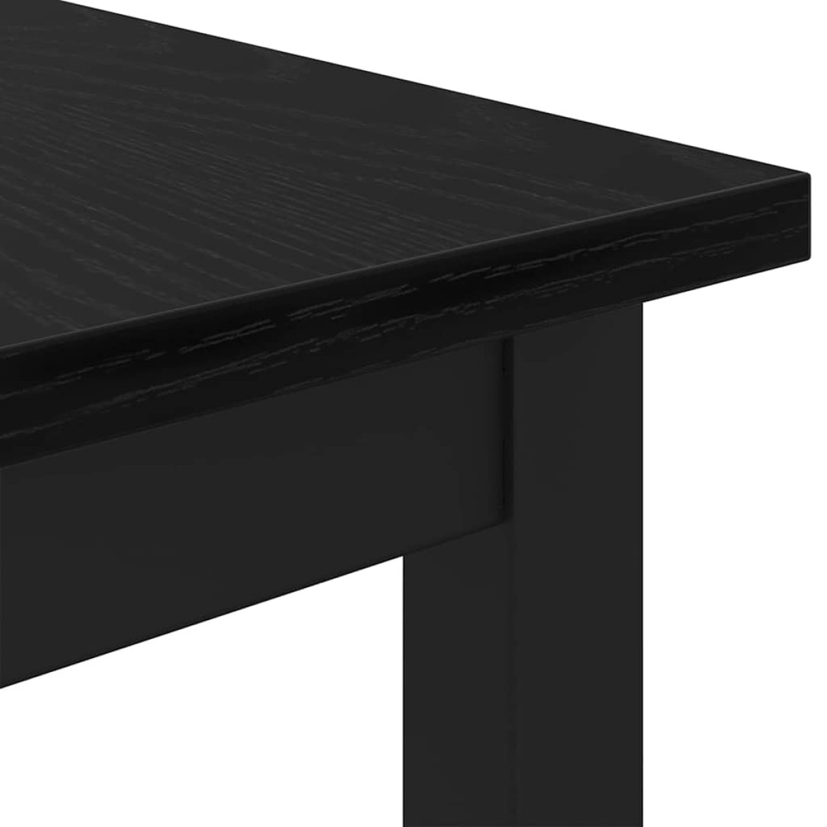 vidaXL τραπέζι Μαύρη Οξυά 100 x 50 x 76,5 εκ.
