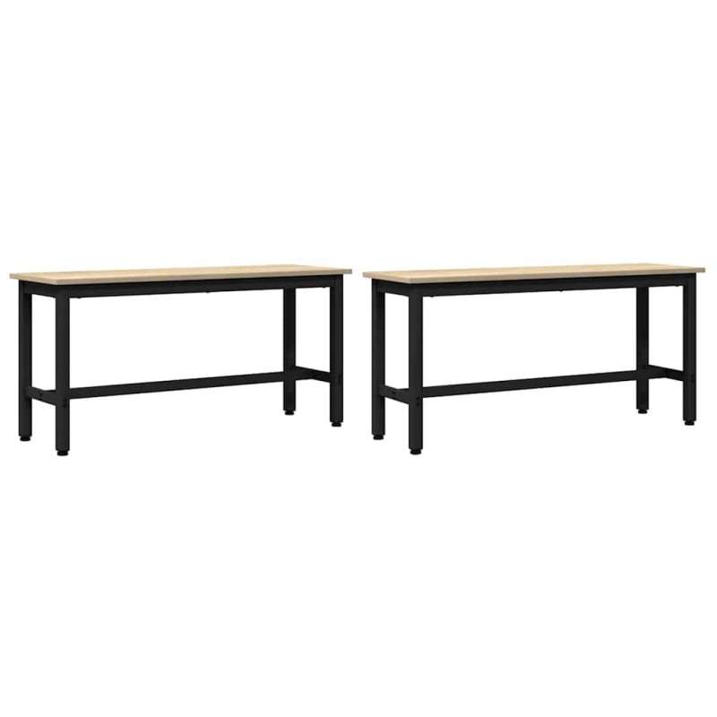 vidaXL Καθιστικό Σαλονιού 100 x 32,5 x 48,5 εκ. 2 τμχ.