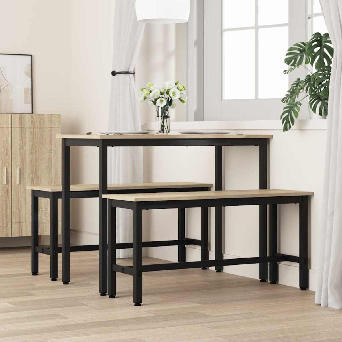 vidaXL Καθιστικό Σαλονιού 100 x 32,5 x 48,5 εκ. 2 τμχ.