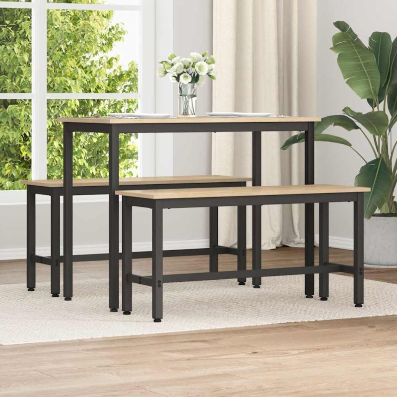 vidaXL Καθιστικό Σαλονιού 100 x 32,5 x 48,5 εκ. 2 τμχ.