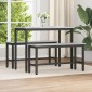vidaXL Καθιστικό Σαλονιού Γκρίζο Σονομα 100 x 32,5 x 48,5 εκ.