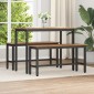 vidaXL Καθιστικό Σαλονιού Παλιό ξύλο 100 x 32,5 x 48,5 εκ.