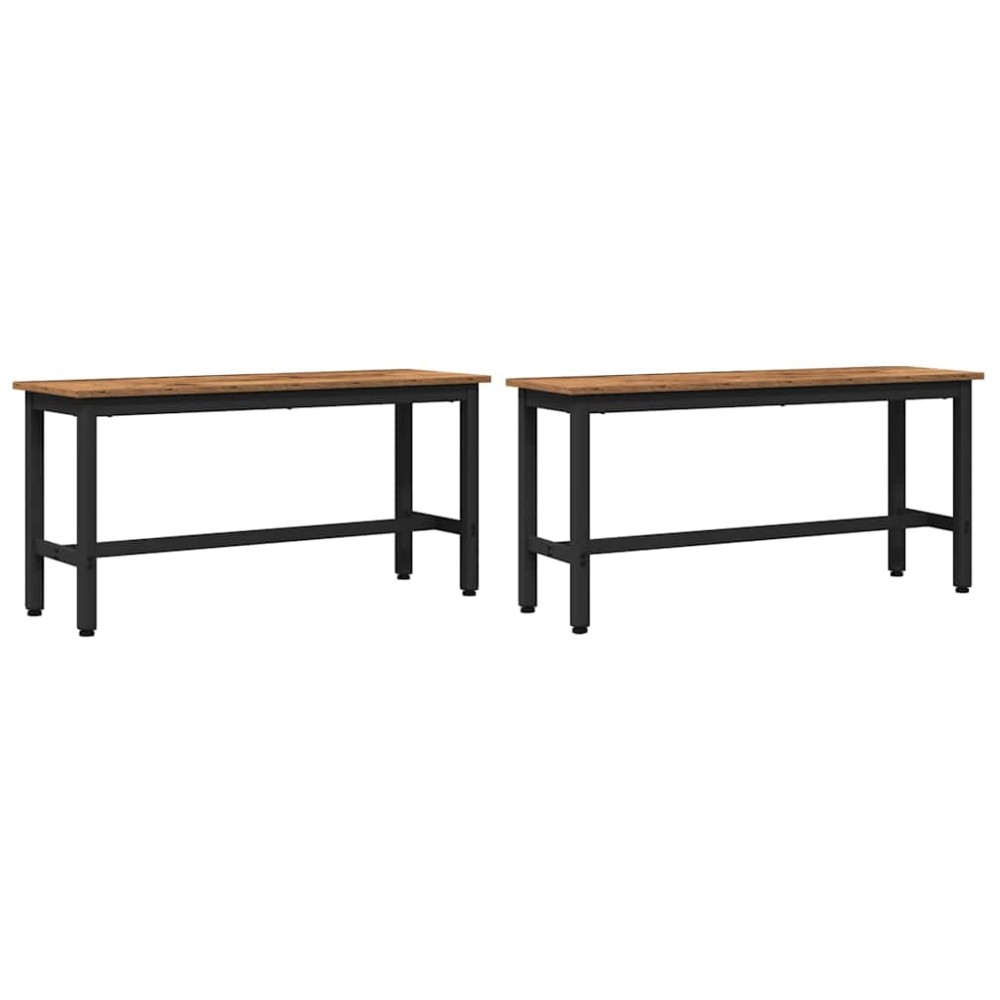 vidaXL Καθιστικό Σαλονιού 100 x 32,5 x 48,5 εκ. 2 τμχ.